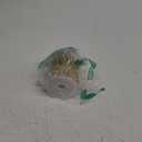 Jishi 16ft Christmas Garland Christmas Tree Gold Bead Decoration Clear Iridescent & Gold Bead Garland Twist Bead String for Christmas Tree Decorations, Rustic Crystal Garland Ornaments for Home Decor