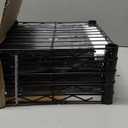 HOMEFORT 5-Tier Wire Shelving 5 Shelves Unit Metal Storage Rack Durable Organizer Perfect for Pantry Closet Kitchen Laundry Organization in Black, 16.5" W x 11.4" D x 47" H