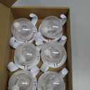 Straw Sippy Cup Conversion Kit for Philips Avent Natural Baby Bottles, Soft top and Weighted Transition Cup Kit with Handles, Pack of 6
