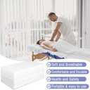 100 Pack 31.5" X 71" Disposable Massage Bed Cover White Non Woven Fabric Massage Bed Sheets Waterproof Breathable Massages Table Sheets for Spa, Beauty