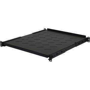 Aeons 1U 19-inch Fixed Rack Server Shelf Vented 4 Post Rack Mount Shelf 21.5 inches Adjustable Mounting Depth, for IT Data Network Cabinet Enclosure Equipment