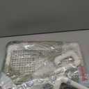 Fhiny Hanging Turtle Basking Platform, Plastic Turtle Dock Basking Area Reptile Floating Dock Climbing Ramp for Aquatic Turtles Tortoise Tank Accessories Decor for Lizard Gecko Hermit Crab