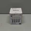 Aukora Motion Sensor Light Bulbs 4-Pack, 12W (100-Watt Equivalent) E26 Motion Activated Dusk to Dawn Security Light Bulb Outdoor/Indoor for Front Door Porch Garage Basement Hallway Closet(Warm White)