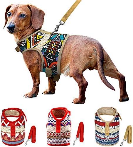Muttitude World Collection Dog Harness for Small Breeds (Extra Large, Pueblo) XL