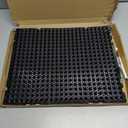 Petfolio 12 Pack Black Cat Spike Mat - 16" x 13" Scat Mat for Cats with 1" Spike is A Perfect Pet Deterrent for Indoor & Outdoor Cat Repellent to Deter Feral Cats & Dogs