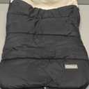 Orzbow Winter Baby Car Seat Cover, Universal Car Seat Bunting Bag for Babies with Adjustable Zipper, Removable Car Seat & Stroller Footmuff to be Blanket, Carseat Cover with Warm Berber Fleece, Black