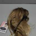 RENERSHOW Short Ombre Blonde Wig with Bangs Layered Straight Bob Synthetic Wigs for Women Mixed Blond Wig with Dark Roots Natural Looking Daily Party Wig, 14 Inch