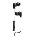 Skullcandy Ink’d+ Wired Earbuds with 3.5mm AUX Plug, Noise Isolating Fit, in-Line Microphone Call and Track Control, Ear Gel Sizes Included for Custom Fit, Convenient for Travel - Black