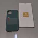 Miracase Designed for iPhone 11 Phone Case, with Screen Protector, Liquid Silicone Gel Rubber Full Body Drop Protection Shockproof Cover Phone Case for iPhone 11 6.1 inch, Midnight Green