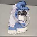 Irtysh Girl Blue Dress White Apron Halloween Cosplay Costume With Bow Hair Band Stockings Set (5-6 Years)