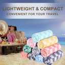 2 Packs Checkered Plaid Travel Towel Turkish Towel Beach Vacation Essentials Blanket Quick Dry Lightweight Hawaii Summer Necessities Europe Mexico Costa Rica Florida Trip Airplane Accessories Flight