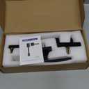 Ohuhu Front Door Handle, Heavy Duty Upgraded Front Door Lock Set Exterior Entry Matte Black Door Handles Single Cylinder Reversible Lever Zinc Alloy Use with Mechanical Electronic Smart Deadbolt Lock