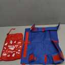 Fun N Fly Foldable Travel Tray - Blue Red Portable Durable Kids, Toddler, Baby Play Space and Snack Desk for Airplane Travel by FunnFly