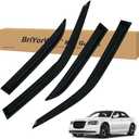 Vent Shades Rain Guards for Chrysler 300 2010 2011 2012 2013 2014 2015 2016 2017 2018 2019 2020 2021 2022 2023 Accessories, for Chrysler 300 Window Deflectors Window Visors