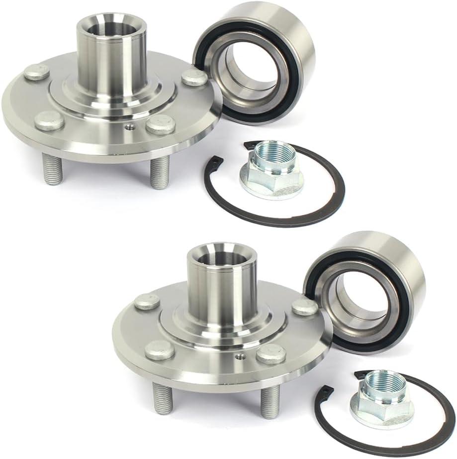 Autoround Pair 29596048 Front Wheel Bearing Hub Assembly fit for 1997-2001 Honda CR-V/Prelude