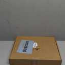 Baquler 6 Pcs Christmas 3D Snowflake Hanging Ornament with 72 LED Lights 16 Inch Christmas String Lights Metal Snowflake Lights for Patio Wedding Party Indoor Outdoor Decoration(Colorful Light)