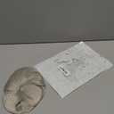 QUEENTAS Grey Hair Toppers for Women with Thinning Hair 3603D Cover with 5 Clips Short Synthetic Heat Resistant Hair Pieces for Dating Daily Use Wispy Bangs 6"*6" Cap(Gray)