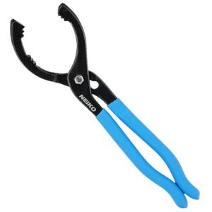 NEIKO 03422A Oil Filter Wrench, 12 Adjustable Oil Filter Pliers, 3 Adjustable Positions, Fits 2-3/8 to 4-1/2, Oil Change Tools, Filter Removal Tool