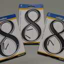 Hillman 6 in. Reflective Black Plastic Nail-On Number 8 3 Pack