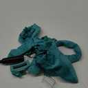 ZILAMPU No Heat Curling Rod Headband for Women & Girls, 70" Velour Overnight Hair Curlers Wrap for Long, Lazy Curls - Blue-green