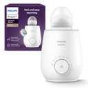 Philips Avent Premium Fast Bottle Warmer, with Smart Temperature Control, Water Bath Technology, Automatic Shut-Off, Model SCF358