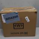 Gold Wall Sconces Set of Two, HWH Modern Bathroom Vanity Sconce Wall Lighting Indoor Wall Lamp with Frosted White Striped Glass, 5HZG97B-2PK BG