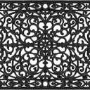 Calloway Mills AZ900223048 Gatsby Rubber Doormat, 30" x 48", Black
