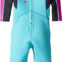 O'Neill Toddler Reactor-2 2mm Back Zip Full Wetsuit, Lightweight Warmth and Flexibility for All Activities Size 6
