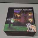 Christmas Laser Lights, Projector Lights Landscape Spotlight Red and Green Star Show with Christmas Decorative Patterns for Indoor Outdoor Garden Patio Wall