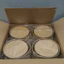 Expo International Value Pack of 12 Round Embossed Santa-2 pc. Set Craft Box, Natural