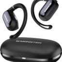 Monster Open Ear AC322, Bluetooth 5.4 Headset, 36H Battery Life, IPX5 Waterproof, Clear Communication, Ergonomic Design, Ear Angle Adjustable, Not Easy to Fall Off Wireless Bluetooth Headset.