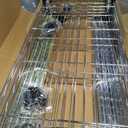 M MZG 1000 lbs Storage Shelving Steel Heavy Duty 4-Tier Utility Shelving Unit Steel Organizer Wire Rack for Home,Kitchen,Office,Chrome (13.7" D x 29.5" W x 47.2" H)