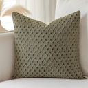 FIOUOVO 18x18 Cotton Green Decorative Neutral Couch Pillows for Living Room Set of 1, Olive Green