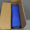 Modern-Depo 15.9"x14.2"x9.6" Large Portable Folding Beach Table for Sand Foldable Height Adjustable Side Table Desk for Camping Picnic BBQ with Carry Bag, Blue