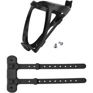 Bicycle Bottle Cages, Plastic Bike Bottle Holder with Cage Mounting Base (Black)