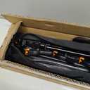 EMART Backdrop Stand 10x10ft(WxH) Photo Studio Adjustable Background Stand Support kit with 2 Crossbars, 8 Clamps, 2 Sandbags and Carry Bag for Parties, Events Decoration, Wedding, Photography (Black)