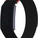 Nylon Loop Compatible with Amazfit Helio Strap Band, Breathable Soft Sport Hook and Loop Wristband with Overlay Covered Design