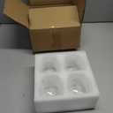 Espresso Cups Set of 4, 5 OZ Expresso Shots Glass Cup, Double Walled Glass Coffee Mugs, Espresso Machine Accessories,Insulated Clear Espresso Shot Glasses Cups,Water Won't Enter Between Double Walls (vacuum)