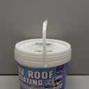 RV Roof Sealant RV Roof Coating RV Roof Sealant White 1 Gallon Waterproof Solar Reflective & Leak Repair for Trailers Campers Motorhomes