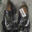 British Style Women's Fashion Loafers, Patent Leather Tassel Loafers, Black Thick-Soled Loafers, Slip-on Thick-Soled Loafers, Simple Casual Flat Shoes, Plus Size Shoes. (7)