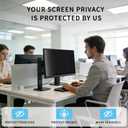 [2 Pack] 18.5 Inch Privacy Screen for Computer Monitor Blue Light Screen Protector Anti Glare Anti-Scratch Monitor Privacy Shield Screen 18.5 Inch 16:9 Aspect Ratio
