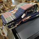 Eddie Bauer - Queen Quilt Set, Cotton Reversible Bedding with Matching Shams, Luxurious Bedding Set (Madrona Navy/Red, Queen)