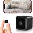 Hidden Camera,1080P HD WiFi Mini Nanny Cam with Night Vision & Motion Detection - Indoor/Outdoor Wireless Security Spy Cameras for Home, Car, Baby & Pet Monitoring-Upgraded X6d
