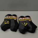 Dickies Men's Dri-Tech Moisture Control No Show/ Low Cut Socks, Black (12 Pairs), X-Large