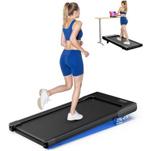 SupeRun Walking Pad with Incline, Under Desk Treadmill, 3 in 1 Portable Treadmills for Home with Remote Control LED Display, 2.5 HP Quiet Mini Treadmill for Office Home Use, 300 Lbs Capacity