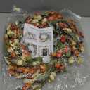 Artgar Fall Wreath, Fall Wreaths for Front Door, 24 in Fall Decor Floral Wreath, Door Wreaths for Front Door Outside All Season for Thanksgiving Home Indoor Outdoor Wall Decor (White Orange Yellow)