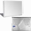Laptop Case Set for ASUS Zenbook 14 (2025) 14 inch Scratch-Resistant & Drop-Resistant Hard Shell Frosted Transparent Protective Cover + Keyboard Cover