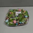 Winlyn 4 Pcs Easter Egg Candle Rings Wreaths Spring Artificial Foliage Berry and Egg Wreath Pastel Easter Eggs Candle Holder Rings 11" for Easter Holiday Springtime Decor Front Door Table Centerpiece