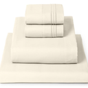 Mellanni King Sheets Set - 4 PC Iconic Collection Bedding - Hotel Luxury, Extra Soft, Cooling Bed Sheets - Wrinkle, Fade, Stain Resistant (King, Ivory)