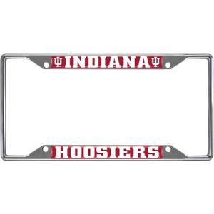 FANMATS NCAA Chrome Metal License Plate Frame (One Size)